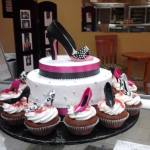 Shoe Cake and Cupcakes